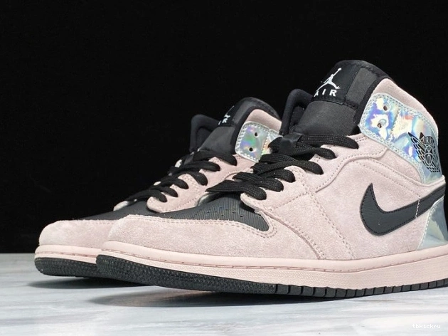 Reps TBkick Jordan Iridescent Air (W) BQ6472-602 Dirty Powder Mid 1 0711